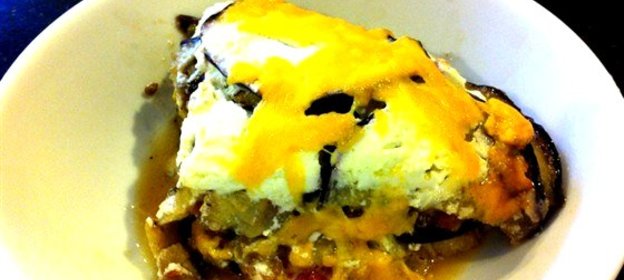 Запеканка из баклажанов с мясом