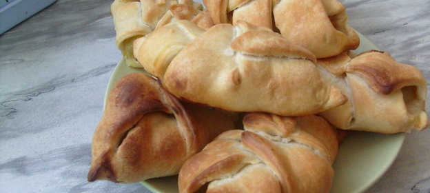 Блинная запеканка с начинкой