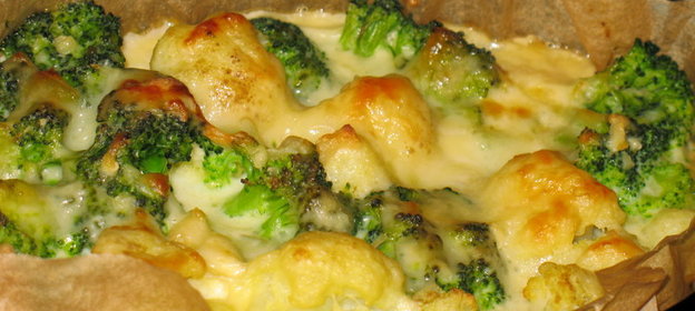 Запеканка с курицей и капустой «Огородик»