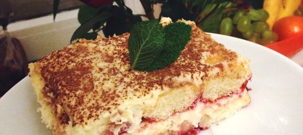 Тирамису с клубникой