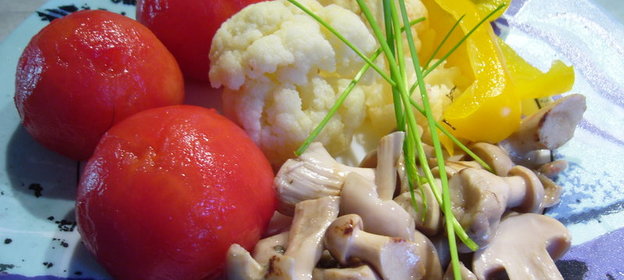 Универсальный маринад для быстрого (за сутки) маринования овощей (цветная капуста, помидоры, грибы)