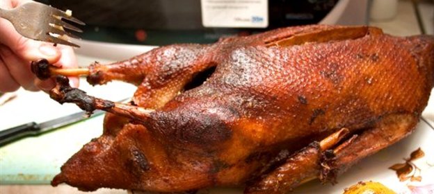 Гусь с яблоками