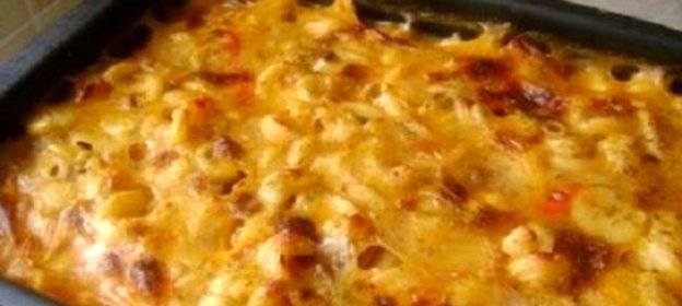 Постная макаронная запеканка
