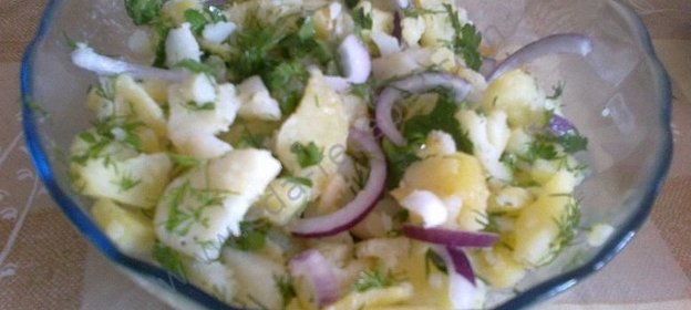 Салат из картофеля