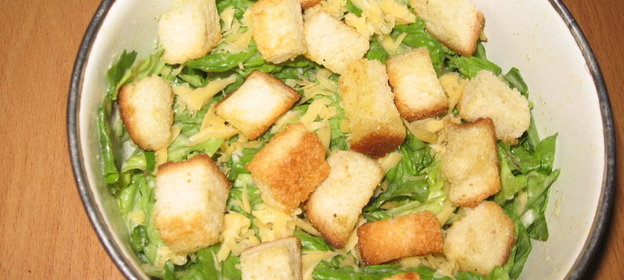 Салат Цезарь(мой вариант)