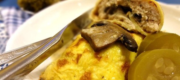 Бризоль с грибами