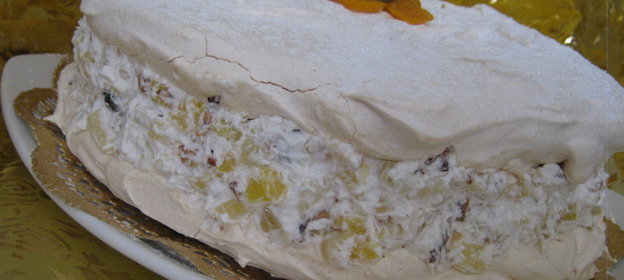 Меренговый торт-десерт Тропический (tropical meringue)