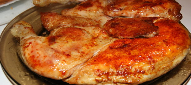 Курица замаринованная в шампанском