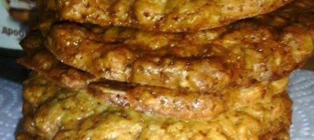 Хрустящее овсяное печенье без яиц