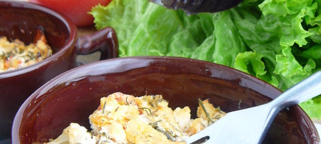 Запеканка из цветной капусты с творогом