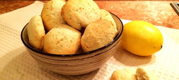 Мягкое лимонное печенье