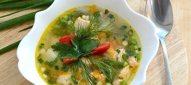 Уха с пшеном