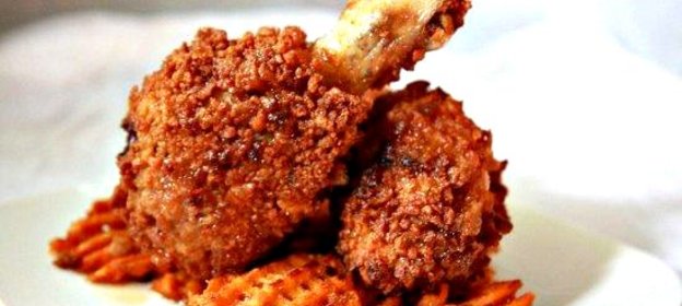 Курица в вафельной панировке