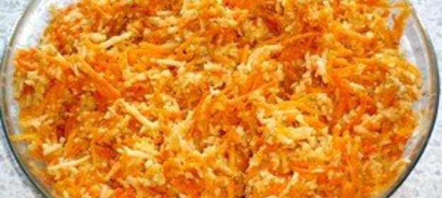 Салат витаминный из тыквы и цветной капусты