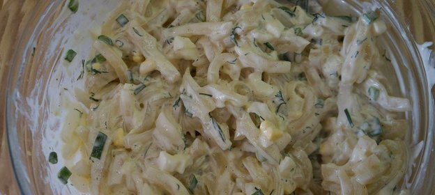 Салат из кальмаров