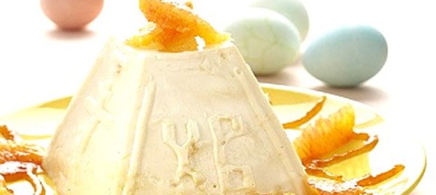 Пасха из рикотты с апельсином