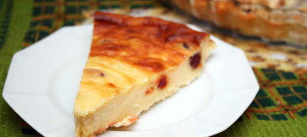 Творожная запеканка с кукурузной мукой