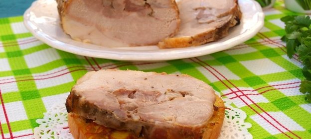 Окост запечённый в медово-горчичном маринаде