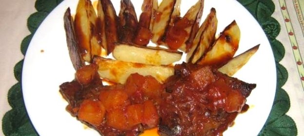 Говядина в кисло-сладком соусе