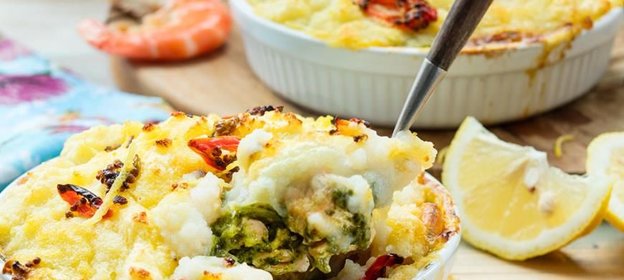 Пряная рыбная запеканка