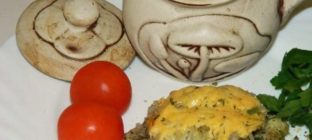 Картофельная запеканка с рыбой