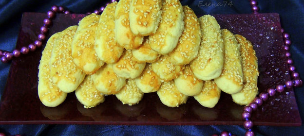 Медово-кунжутное печенье