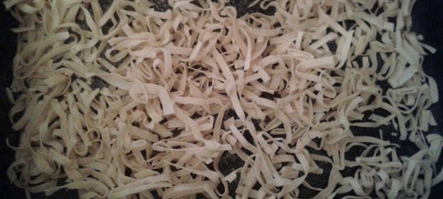 Домашняя яичная лапша