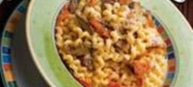 Торчильоне с кроликом и салями