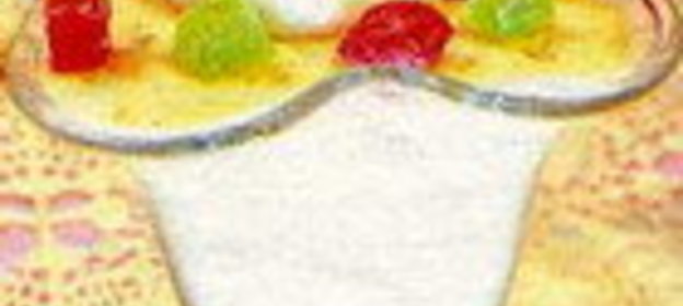 Бланманже с орехами