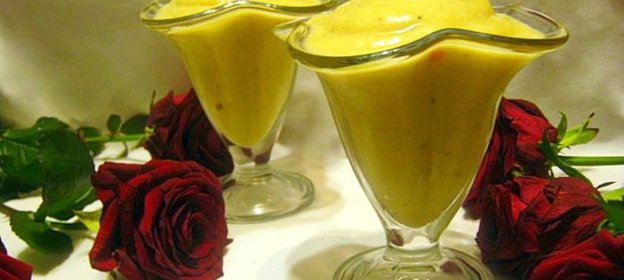 Бананово-персиковый сорбет