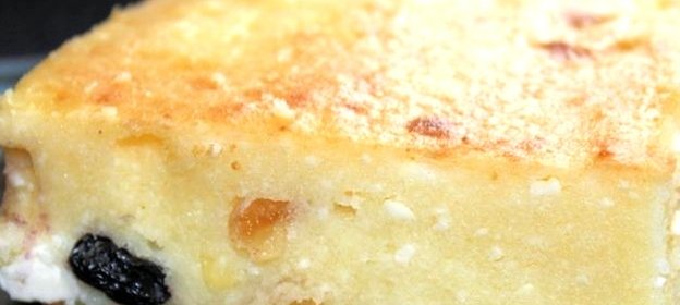 Запеканка из творога с манкой