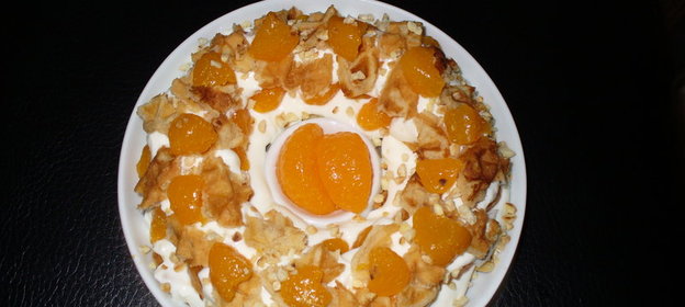 ДЕСЕРТ Творожно - Мандариновый