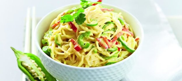 Очень быстрая лапша с карри