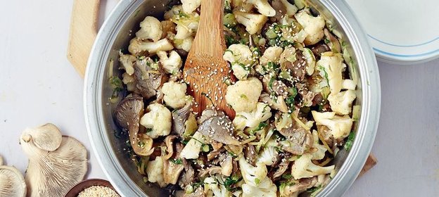 Вешенки с цветной капустой