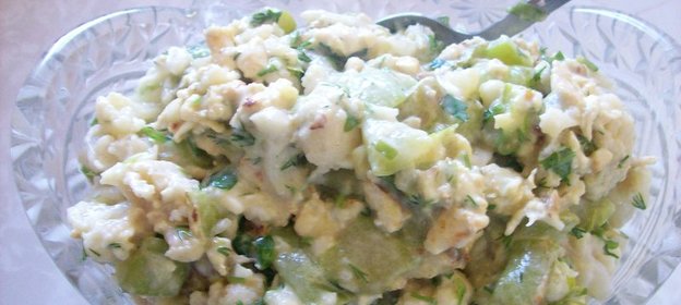 Ленивый кабачковый салат