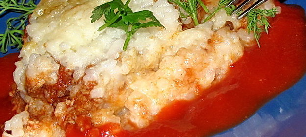 Рисовая запеканка по-ломбардски