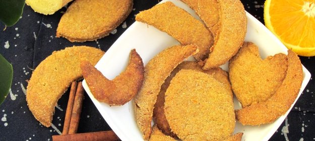 Цельнозерновое шотландское печенье с имбирём и пряностями