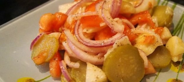 Десерт фруктовый с медом