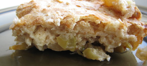 запеканка с яблоками(минимум калорий)