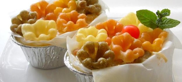 Сырная запеканка с макаронами