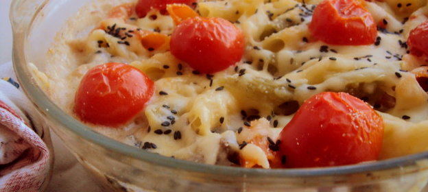 Запеканка с пастой