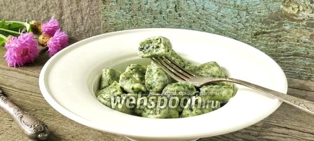 Ленивые вареники с крапивой Хаки