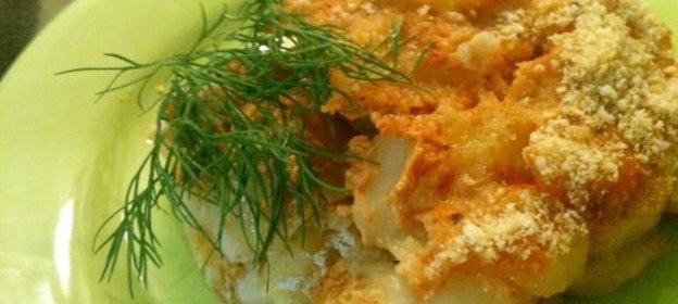 Рыбная запеканка