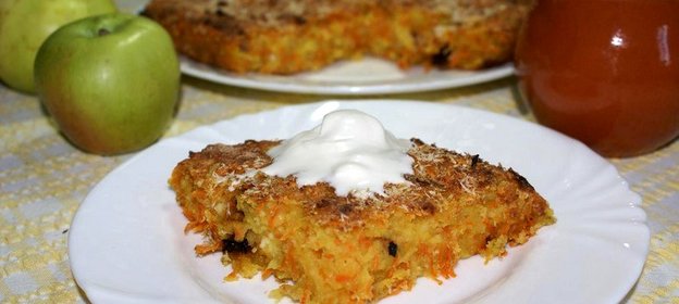 Творожно-тыквенная запеканка