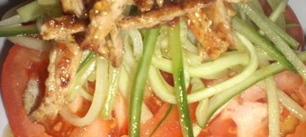 Салат со свининой