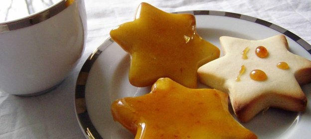 Нежное печенье с апельсиновой карамелью