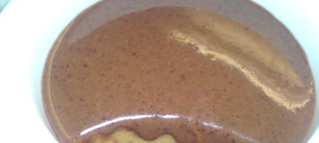 Медовая панна котта с черносливом и шоколадом