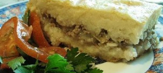 Запеканка картофельно-мясная(мой вариант)