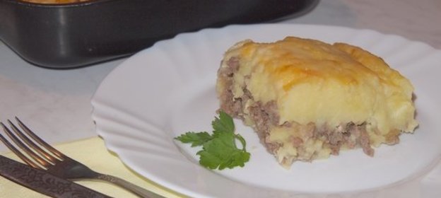 Картофельная запеканка с мясом