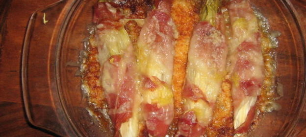 Эндивий бельгийский (салатный цикорий) гратен